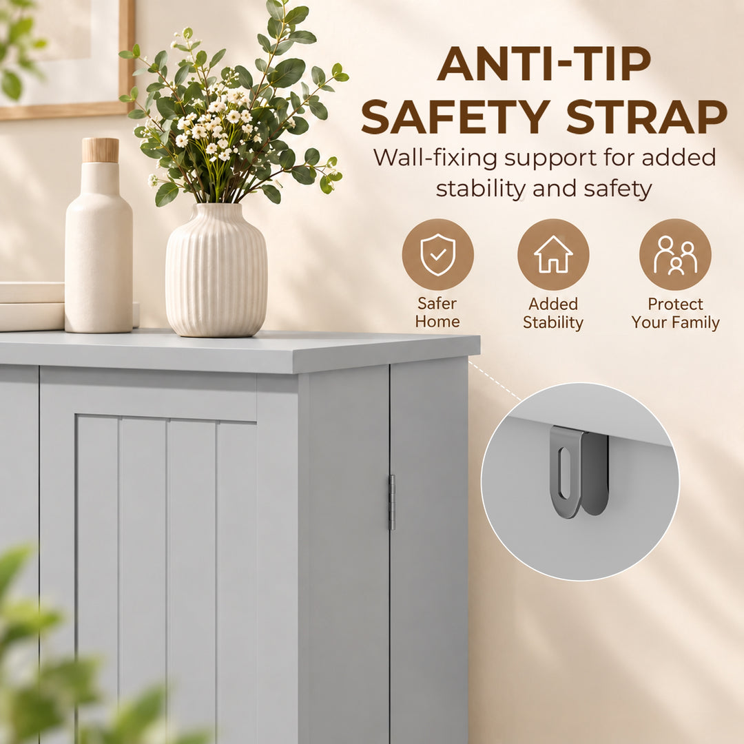 Kitchen Cupboard, Freestanding Multi-Storage Kitchen Pantry Cabinet - view 5