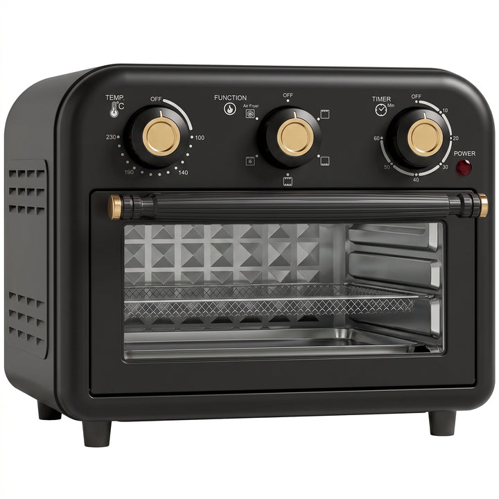 Air Fryer Toaster Oven, Convection Countertop Oven, with Adjustable Te