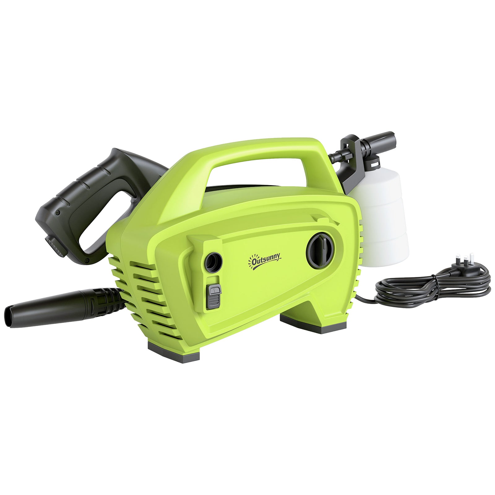 1600W 130-Bar Pressure Washer - Green