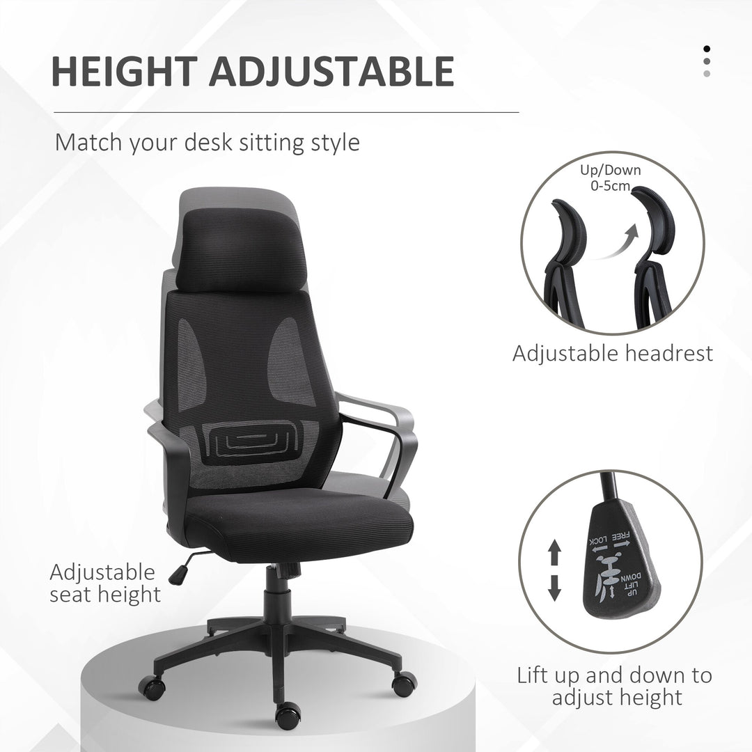 Ergonomic Office Chair, High Back Computer Chair, Mesh Desk Chair with