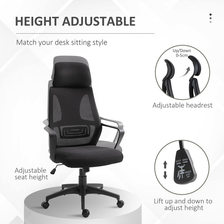 Ergonomic Office Chair, High Back Computer Chair, Mesh Desk Chair with