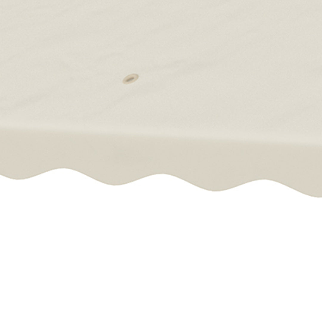 3 x 3 m Gazebo Canopy Replacement Covers, 2 - Tier Gazebo Roof Replacement TOP COVER ONLY, Cream White