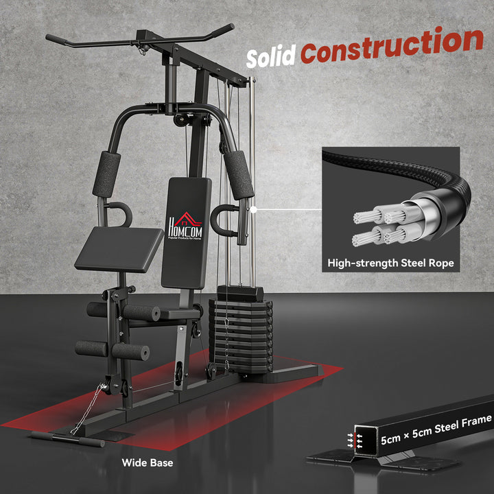 MCL Multi-Exercise Gym Station, with 45kg Weight Stack, for Full Body Workout