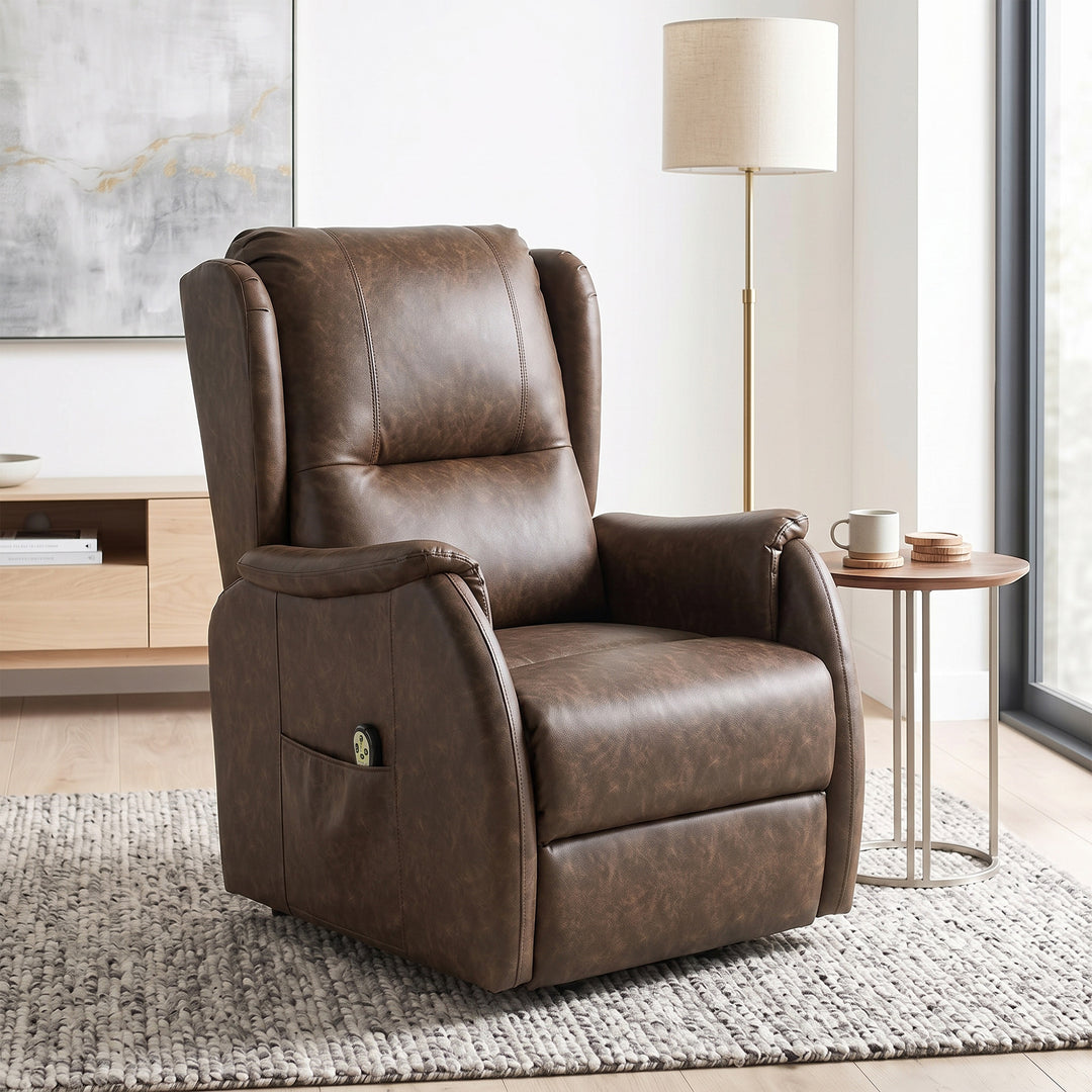 Power Lift Recliner Chair, Dual Motor Electric Lift Chair for Elderly 