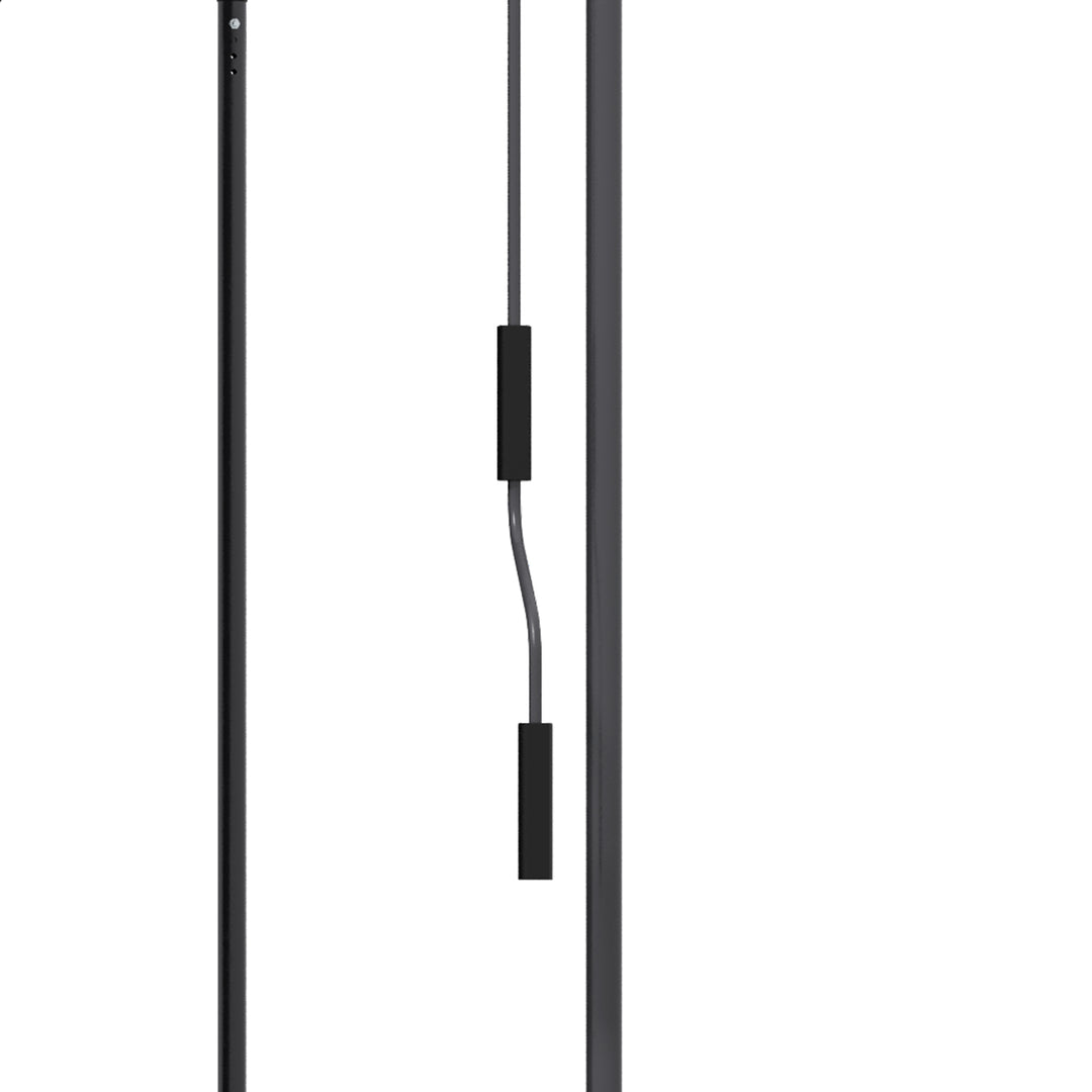 2 x 1.2m Manual Retractable Awning - Grey