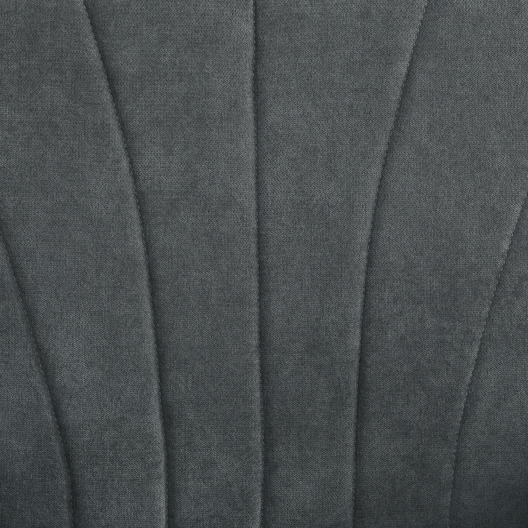 Upholstered Accent Chair with Rolled Arms and Wood Legs, Armchair for Living Room Bedroom, Grey