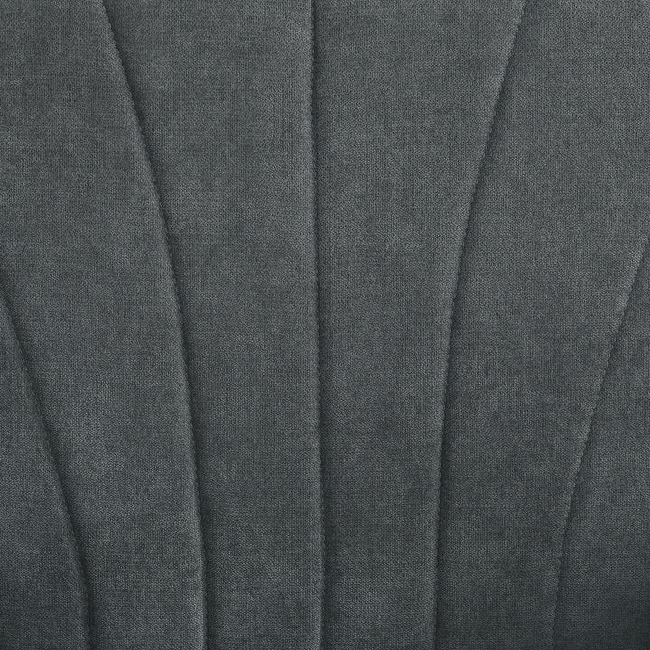 Upholstered Accent Chair with Rolled Arms and Wood Legs, Armchair for Living Room Bedroom, Grey