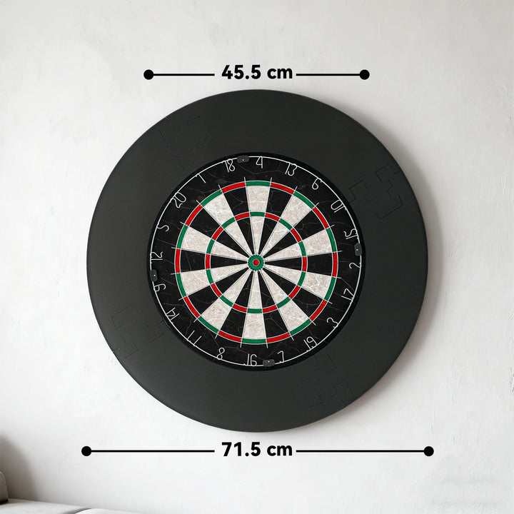 Professional Bristle Dartboard Set with EVA Surround Ring, 6 Steel - view 3