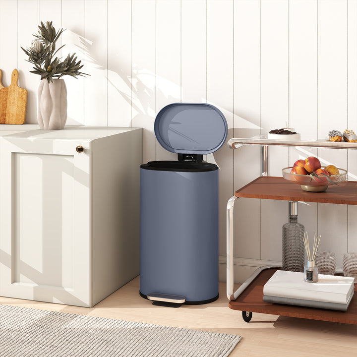 MCL 30 L Modern Curved Kitchen Bin - Grey