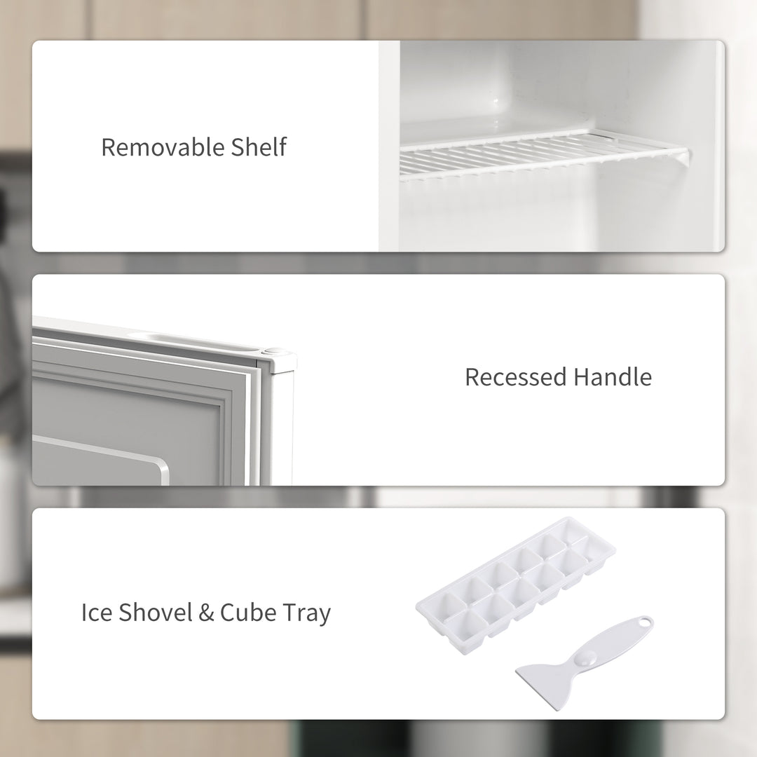 35L Mini Freezer, -24℃ to -14℃ Temperature - White