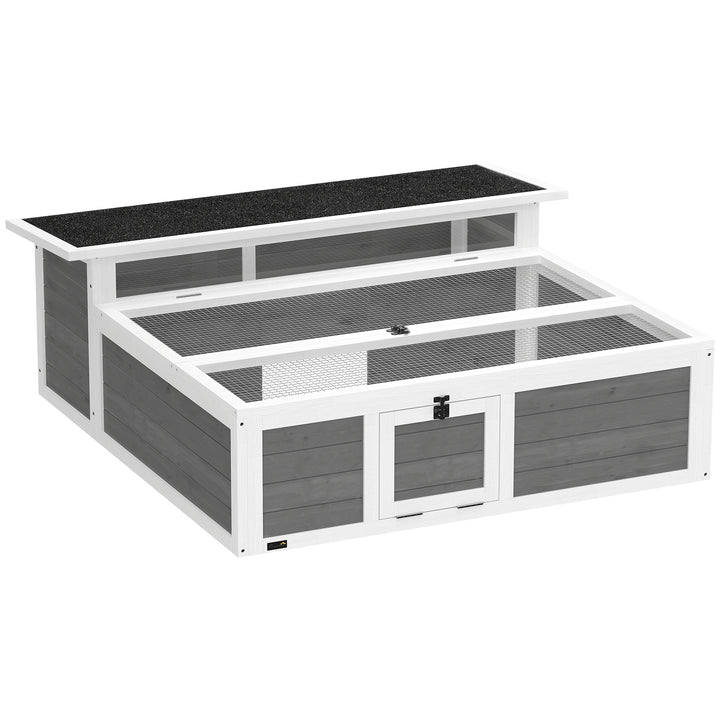 Wooden Tortoise House, Tortoise Enclosure with Clear Observation