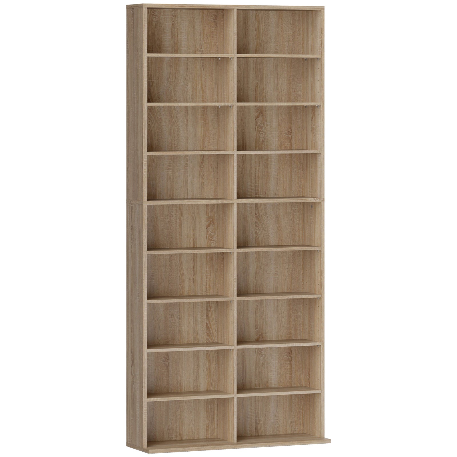 640 CD Storage Tower - Nature Wood Finish