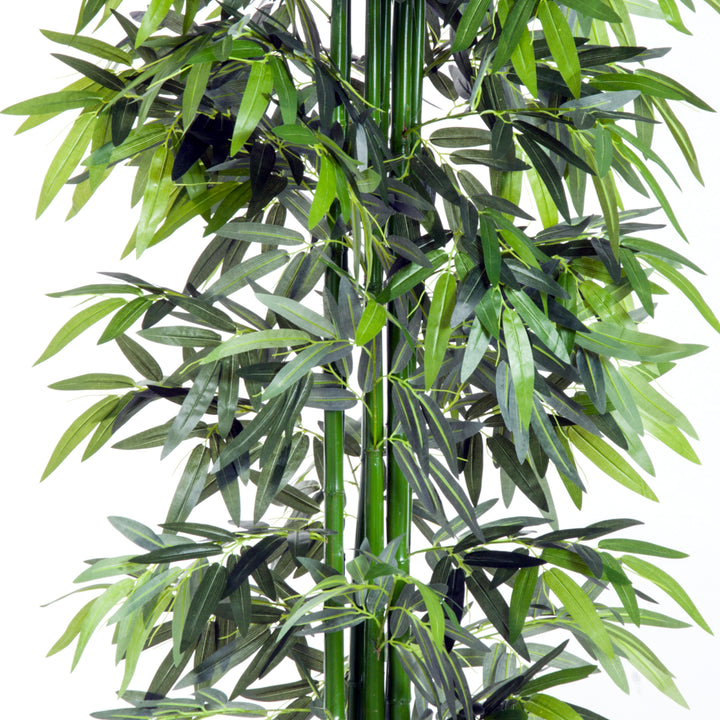 MCL 6ft Artificial Bamboo Tree Plant Greenery in A Pot for Home Office Planter 1.8M