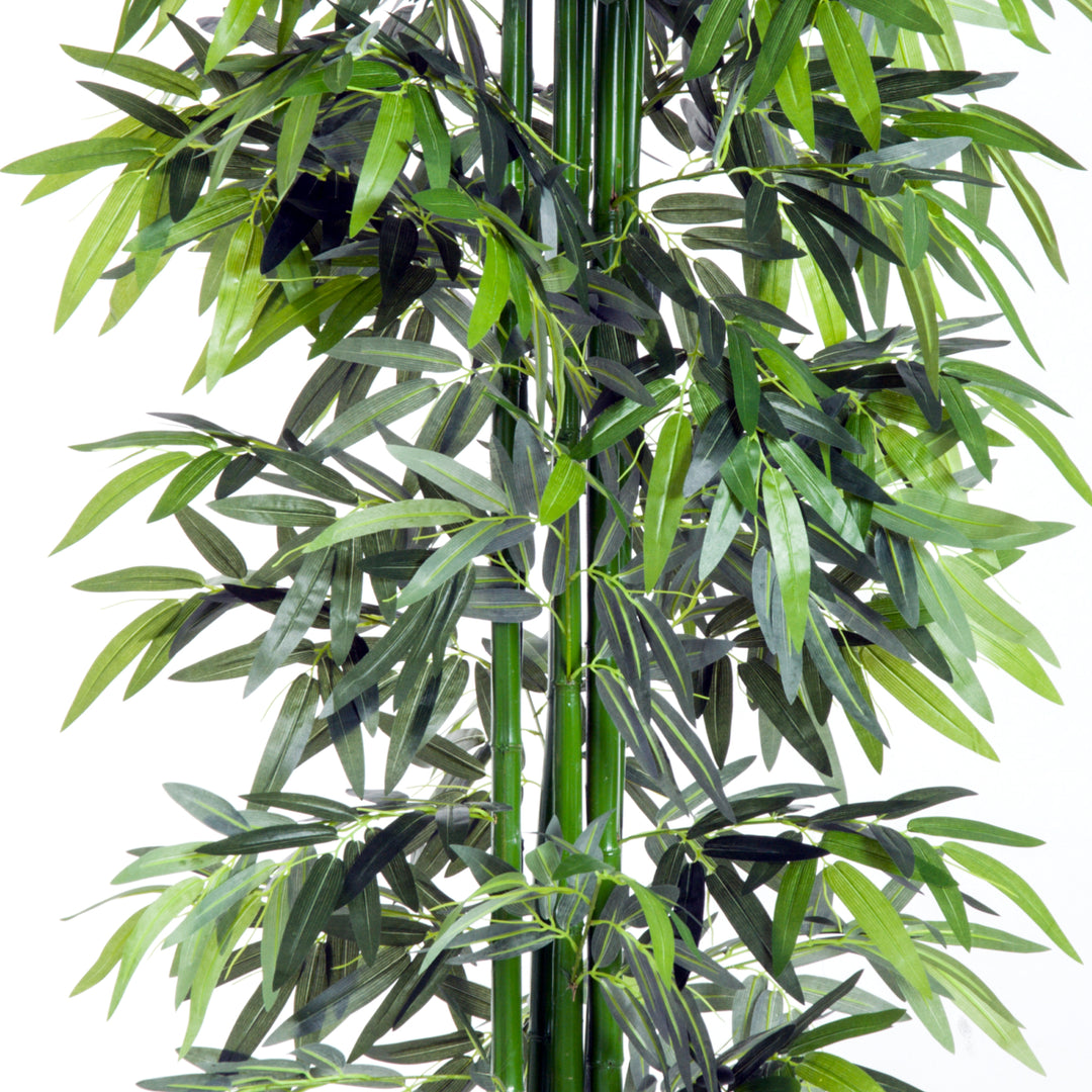 6ft Artificial Bamboo Tree Plant Greenery in A Pot for Home Office Planter 1.8M