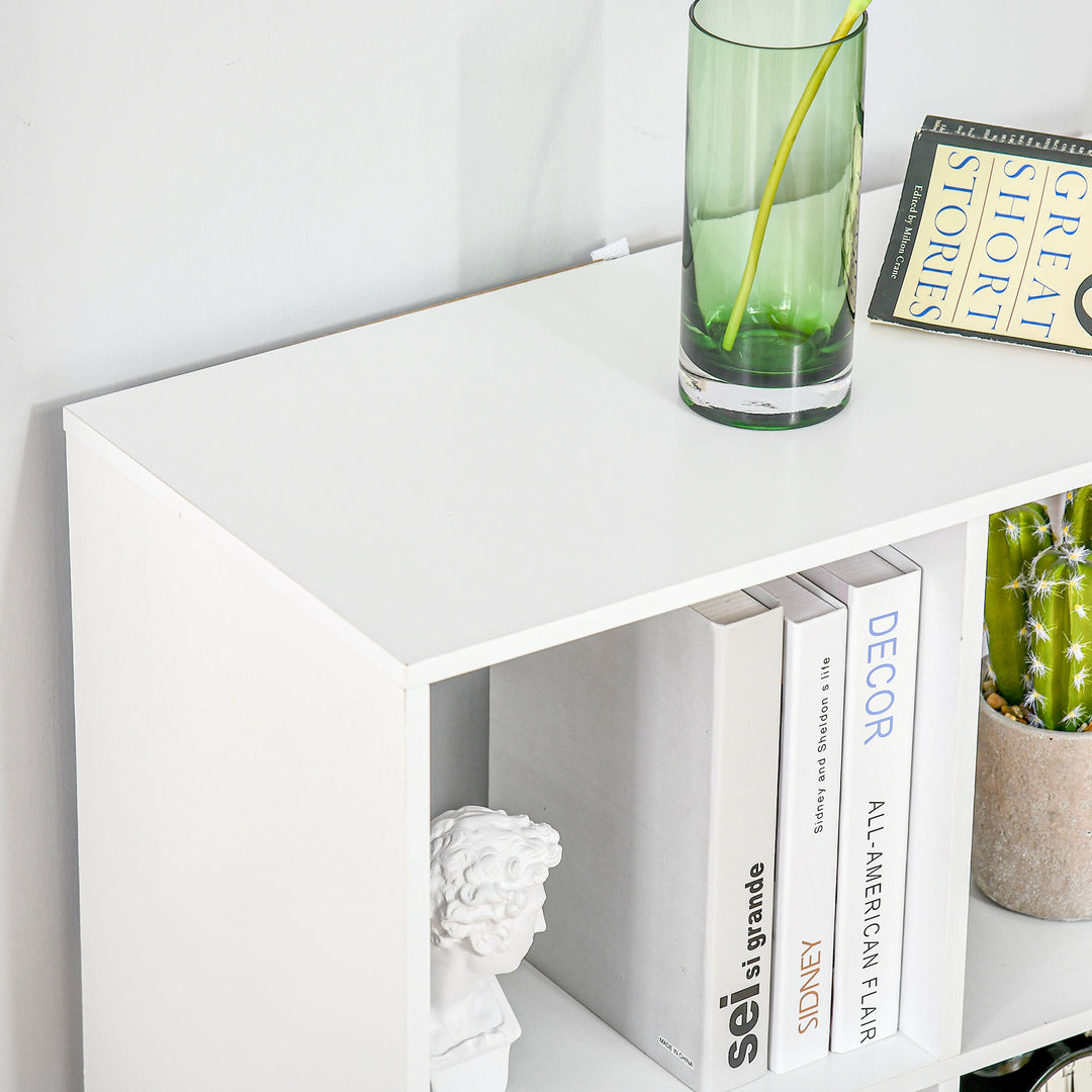 6-Cube Bookshelf - White