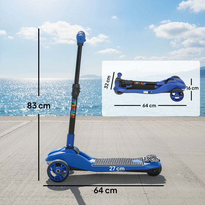 Three-Wheel Foldable Electric Scooter for Kids Aged 6-10 Years