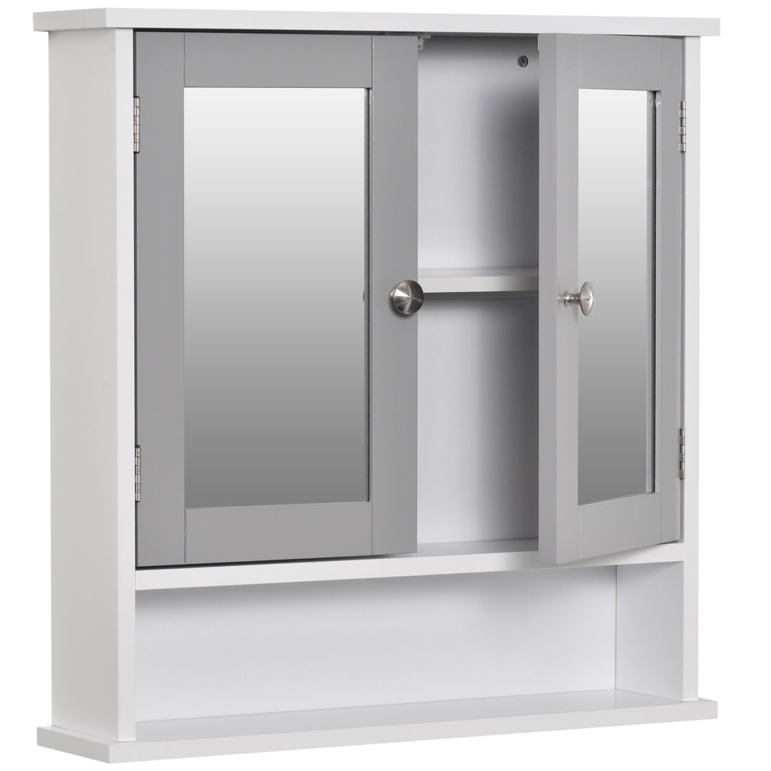 Bathroom Wall Storage Cabinet - Grey