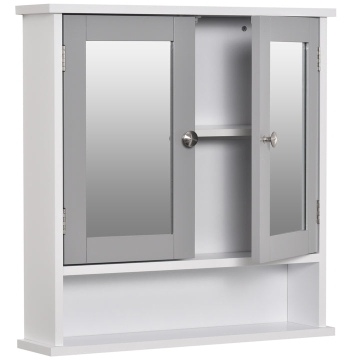 Bathroom Wall Storage Cabinet - Grey