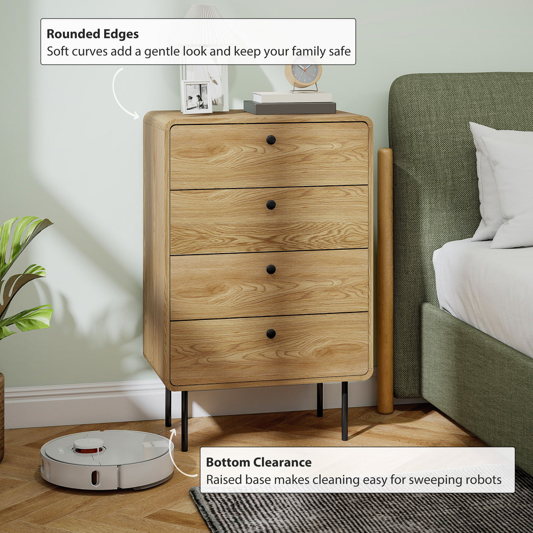 Modern Chest of Drawers with 4 Drawers