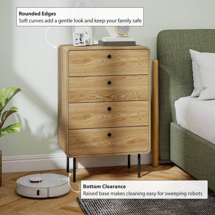 Modern Chest of Drawers with 4 Drawers