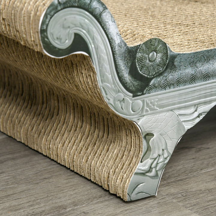 MCL Cat Scratching Board Cardboard Cat Scratchers Lounger, 60 x 29 x 26.5cm