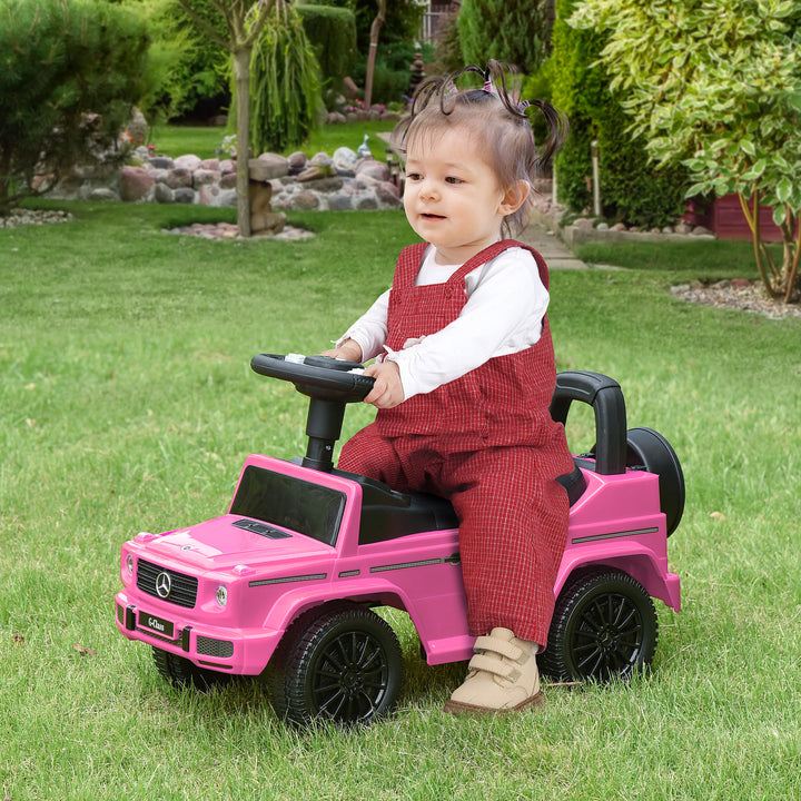 3 in 1 Kids Ride On Car G350 Licensed Foot To Floor Slider Toddler Push Along NO POWER Pink 12-36 months