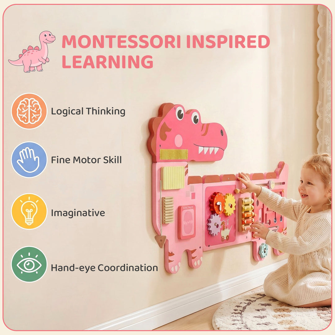 Busy Board Panels, Wall Mounted Montessori Inspired Busy Board, Toddle