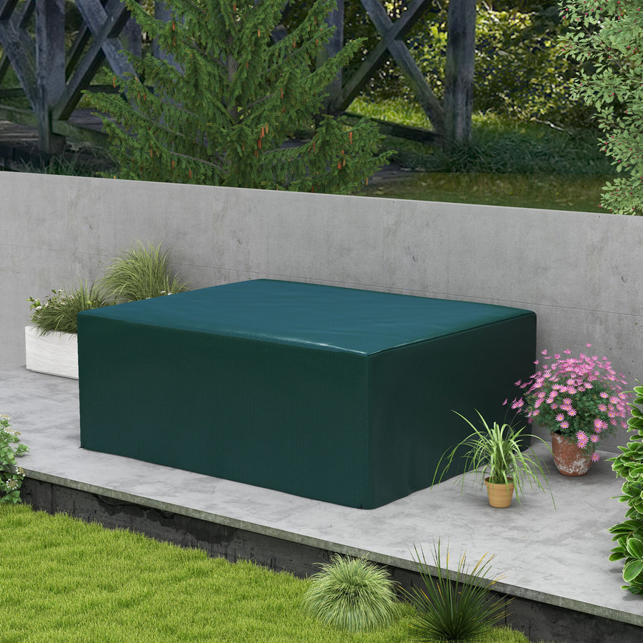 Garden Furniture Cover, Waterproof Anti-UV Large Protective Patio Set Covers, 235 x 190 x 90cm, Green
