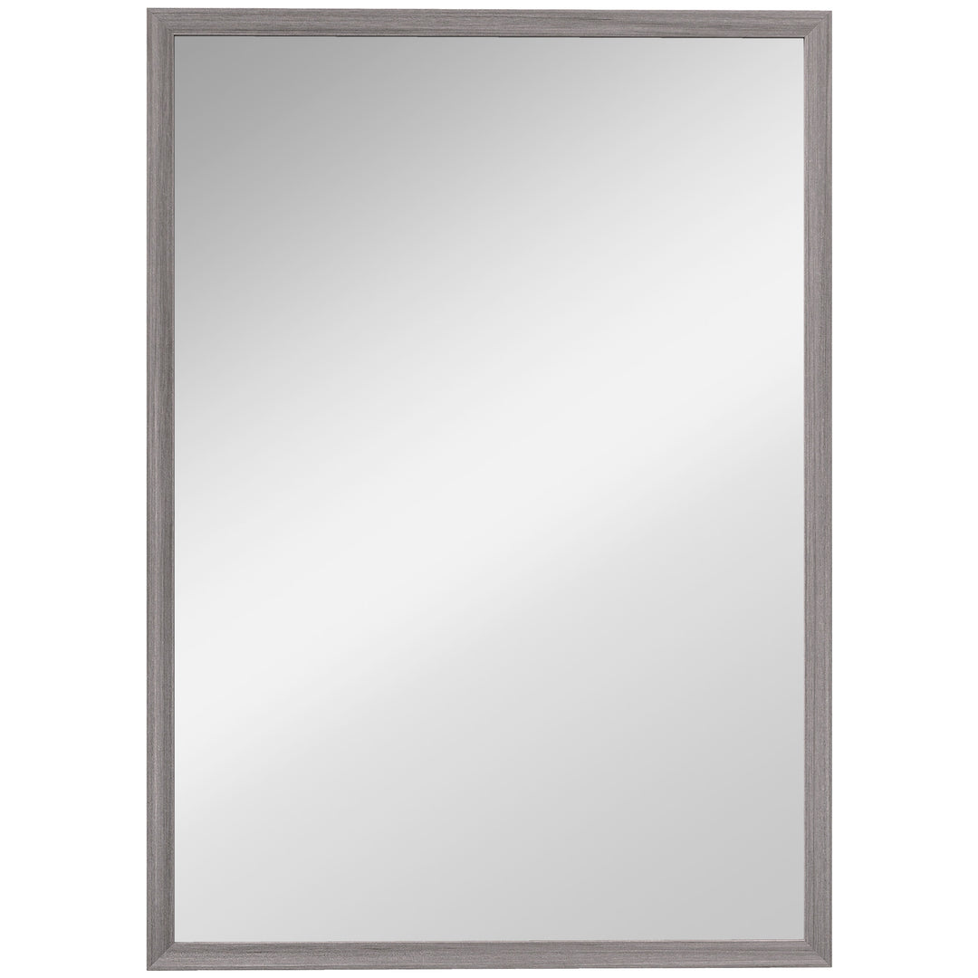 Wall Bathroom Mirror, 50 x 70 cm Wall-Mounted Mirror for Living Room, 