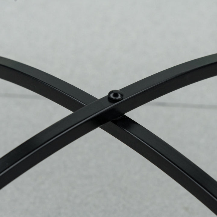 MCL 60cm Mosaic Outdoor Patio Table - Grey