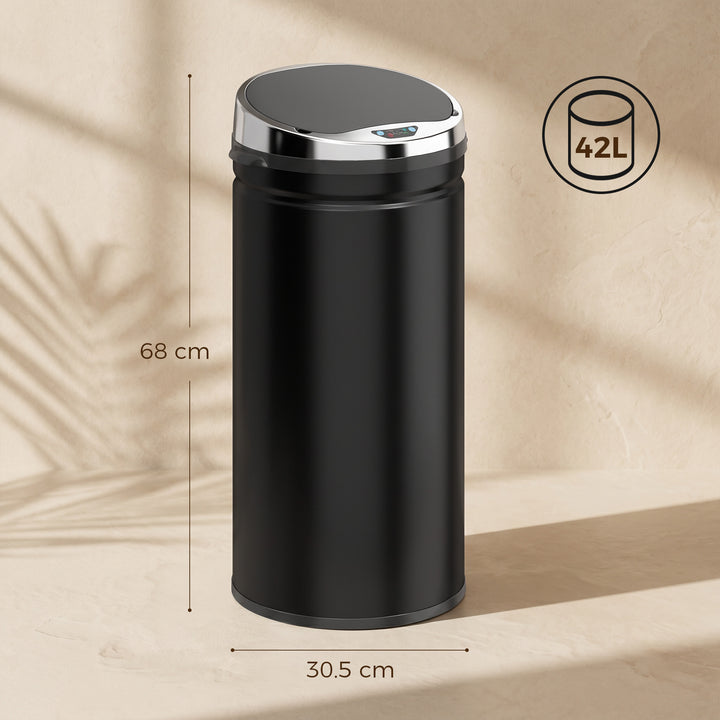 42L Automatic Motion Sensor Rubbish Bin with Fingerprint Resistant, St