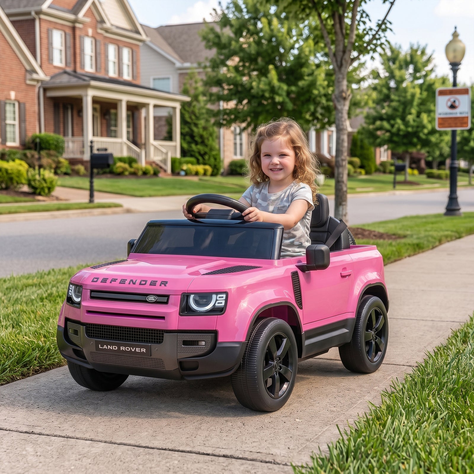 Land Rover Licensed 12V Kids Ride on Car with Remote, Suspension, Slow
