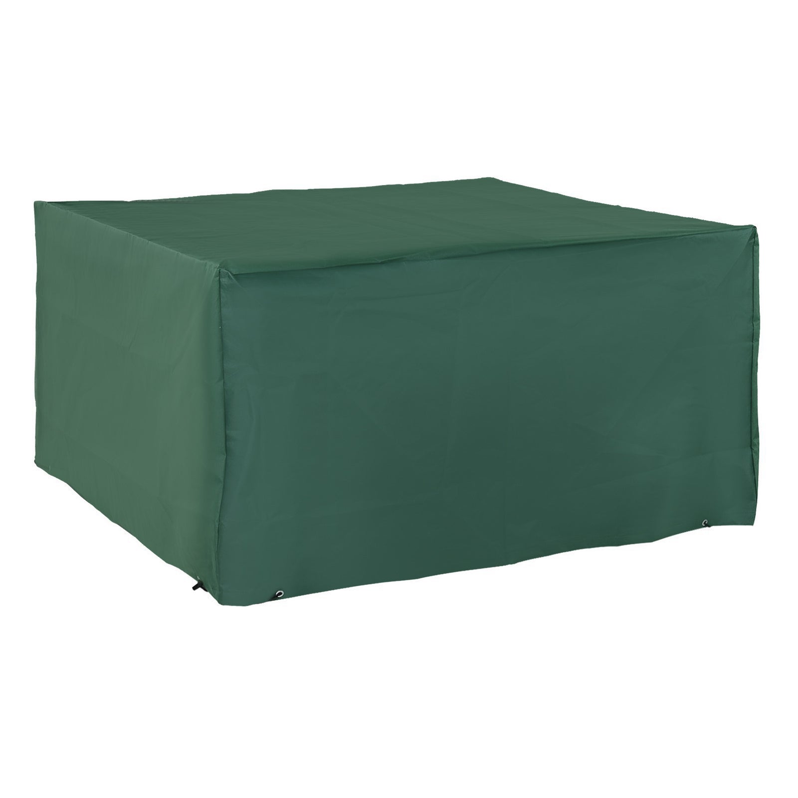 Outdoor Garden Furniture Cover Waterproof, Anti-UV 600D Heavy Duty Oxford Fabric Patio Furniture Cover for Rectangular Sofa Table Set, Green, 135 x 135 x 75 cm