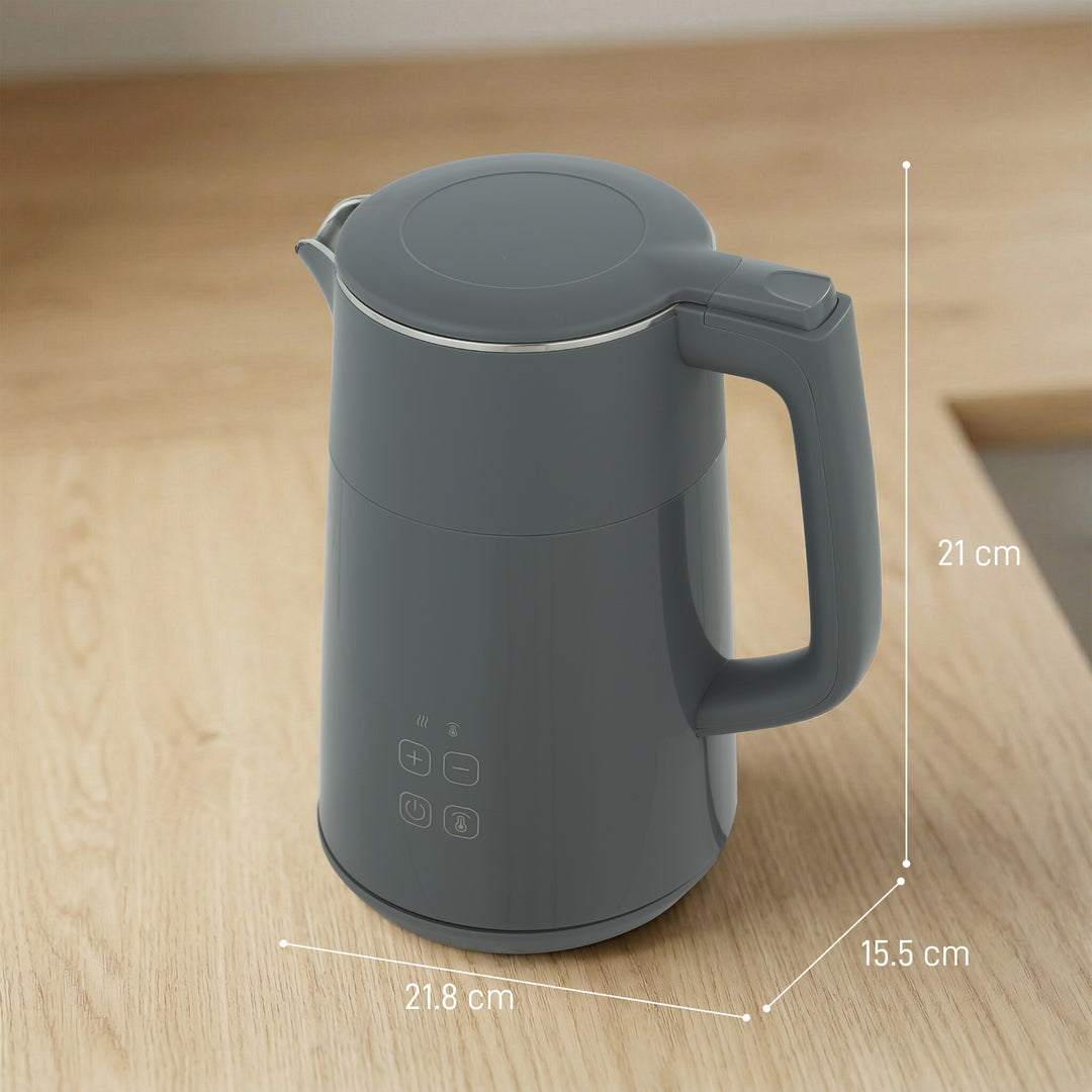 Electric Kettle, 1.7L Fast Boil 3kW Water Kettle with UK Strix Thermos