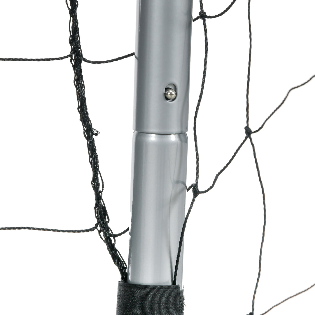 SPORTNOW Rapid-Set Football Net: 6ft x 2ft Garden Goal with Ground Pegs, Sturdy Outdoor Sports Gear. | Aosom UK