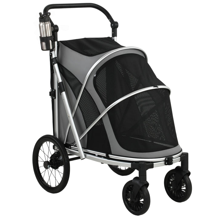 Dog Stroller, Easy Folding Pet Stroller for Small and Medium Dogs with