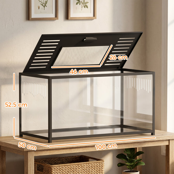 Large Hamster Cage, Chewproof Metal Rat Cage with Openable Top for Syr