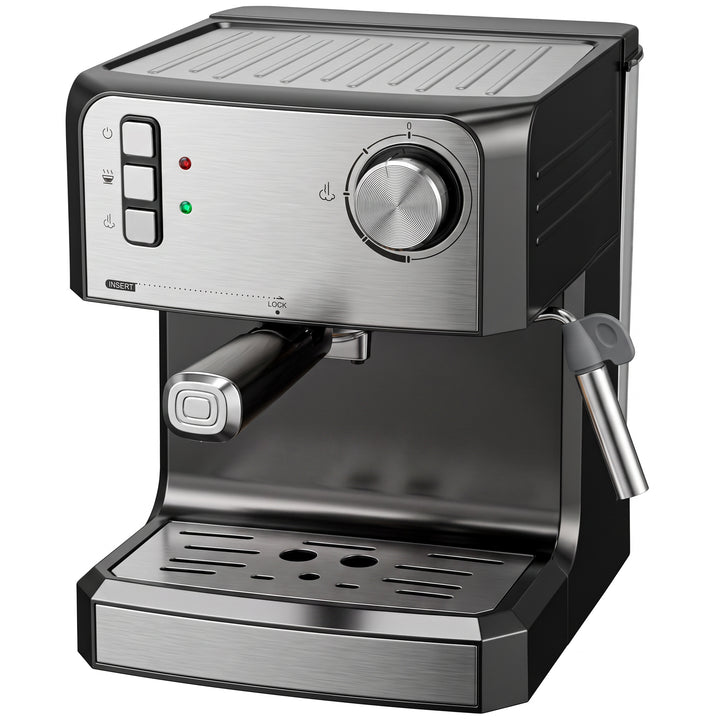 Espresso Machine, 20-Bar Semi Automatic Cappuccino Coffee Maker with F