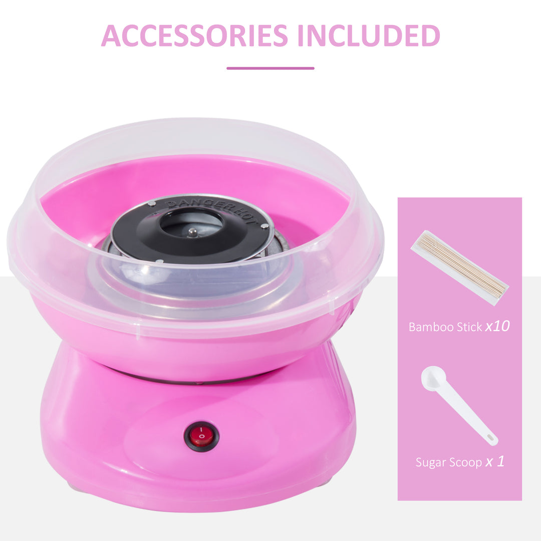 MCL Candy Floss Machine Electric Cotton Candy Maker Gadgetry 450W (Pink)