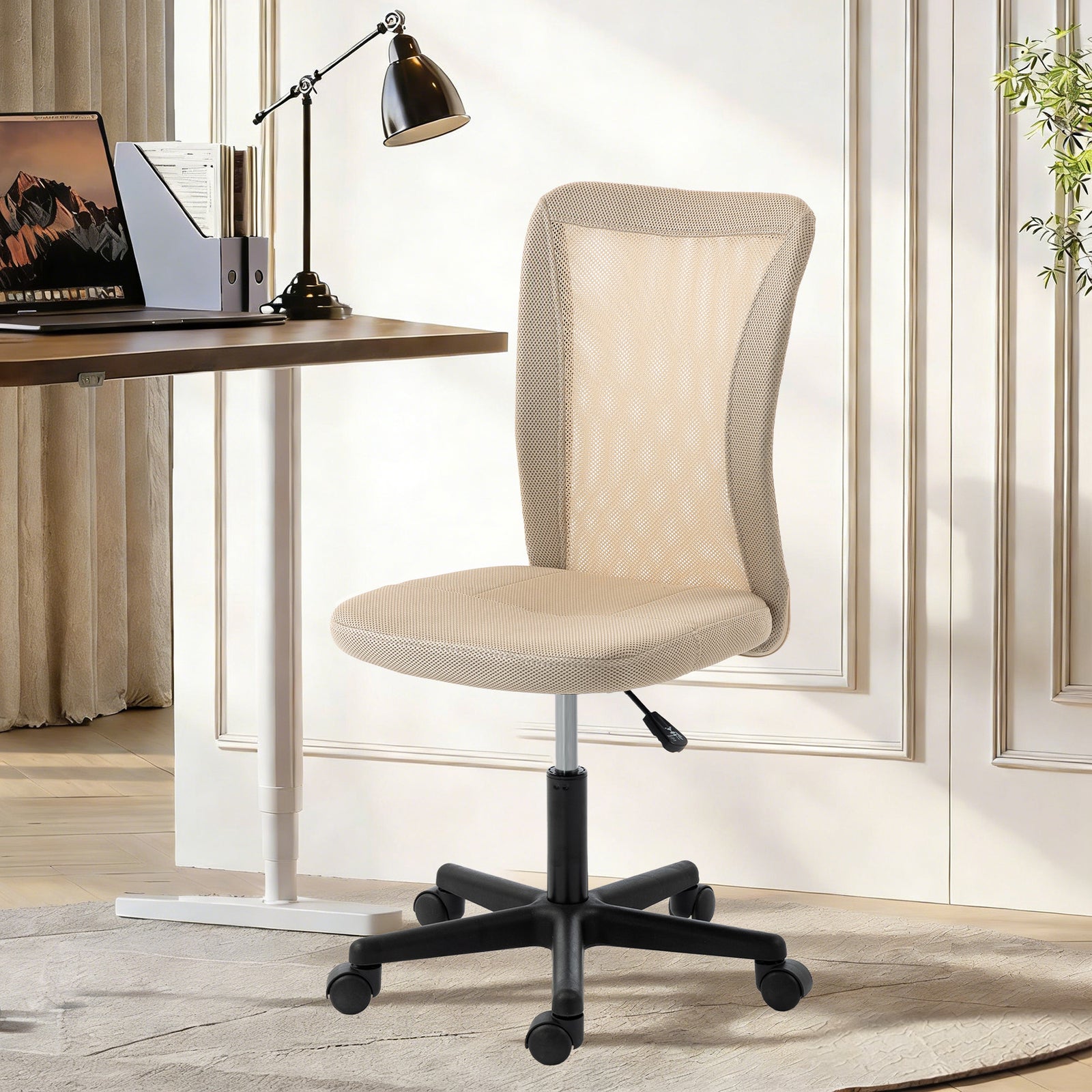 Computer Desk Chair, Mesh Office Chair with Adjustable Height and Swiv