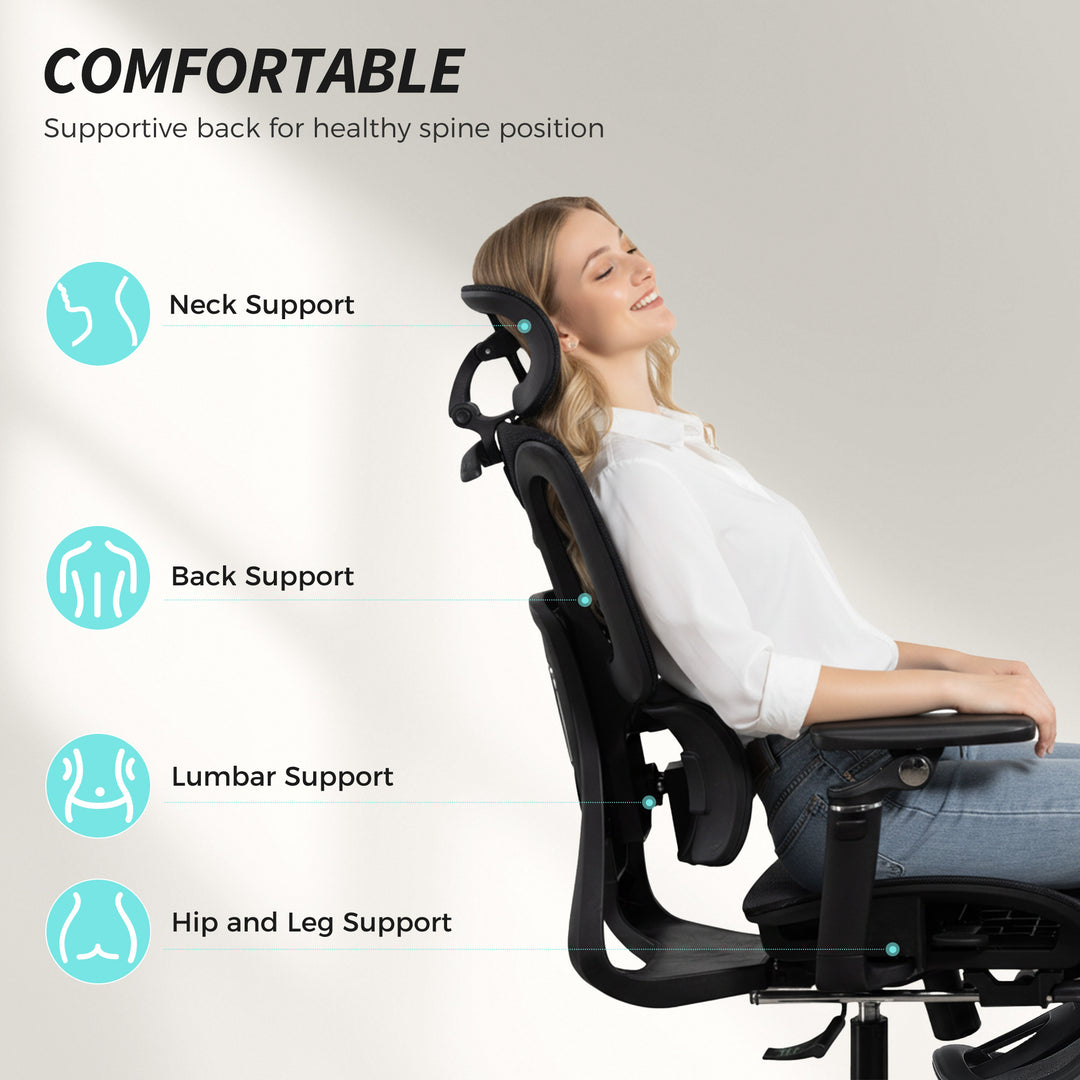 Ergonomic Office Chair, High Back Mesh Desk Chair