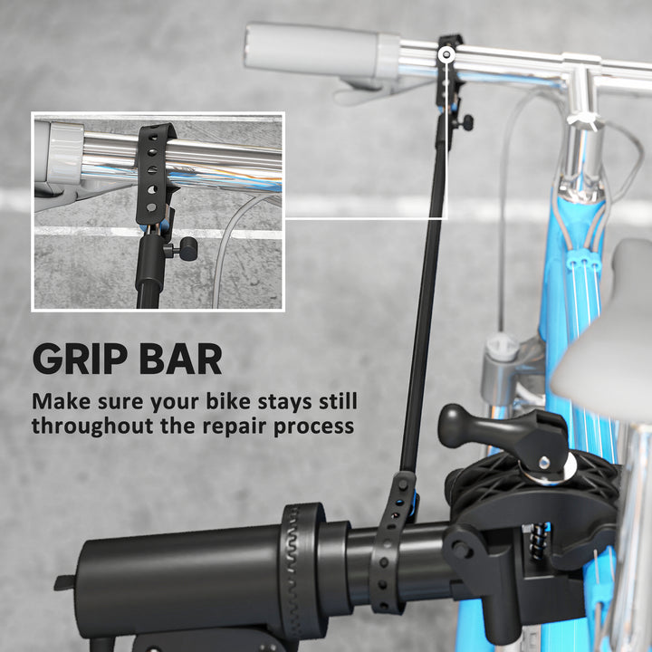 Bike Repair Stand, Max Load 40kg, Foldable, Height Adjustable, for Road Bike, Mountain Bike, E-bike
