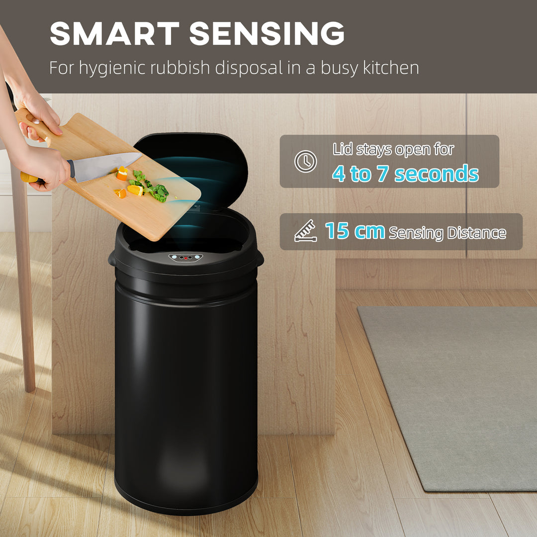 30L Stainless Steel Sensor Bin