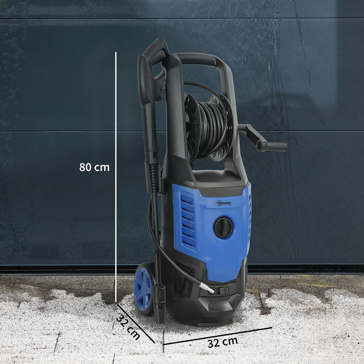 2200W High Pressure Washer, 170 Bar Pressure Washer with Adjustable No
