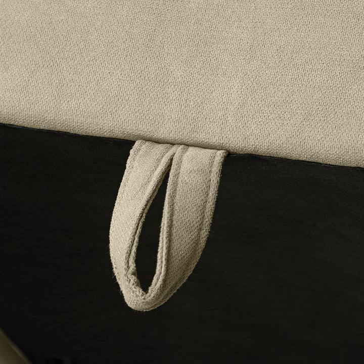 L' Shape Modular Sofa, with Storage - Light Brown