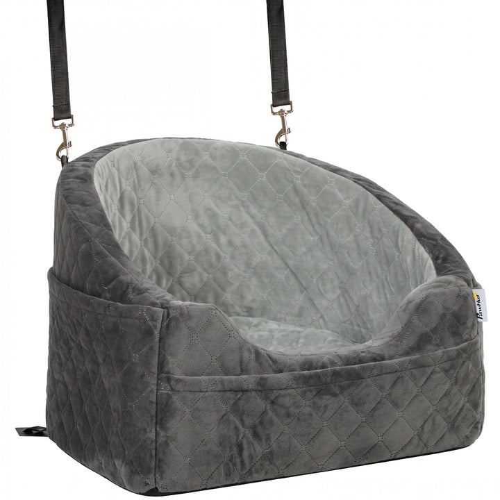 Dog Car Seat, Detachable Washable Dog Booster Seat with Thick Cushion,