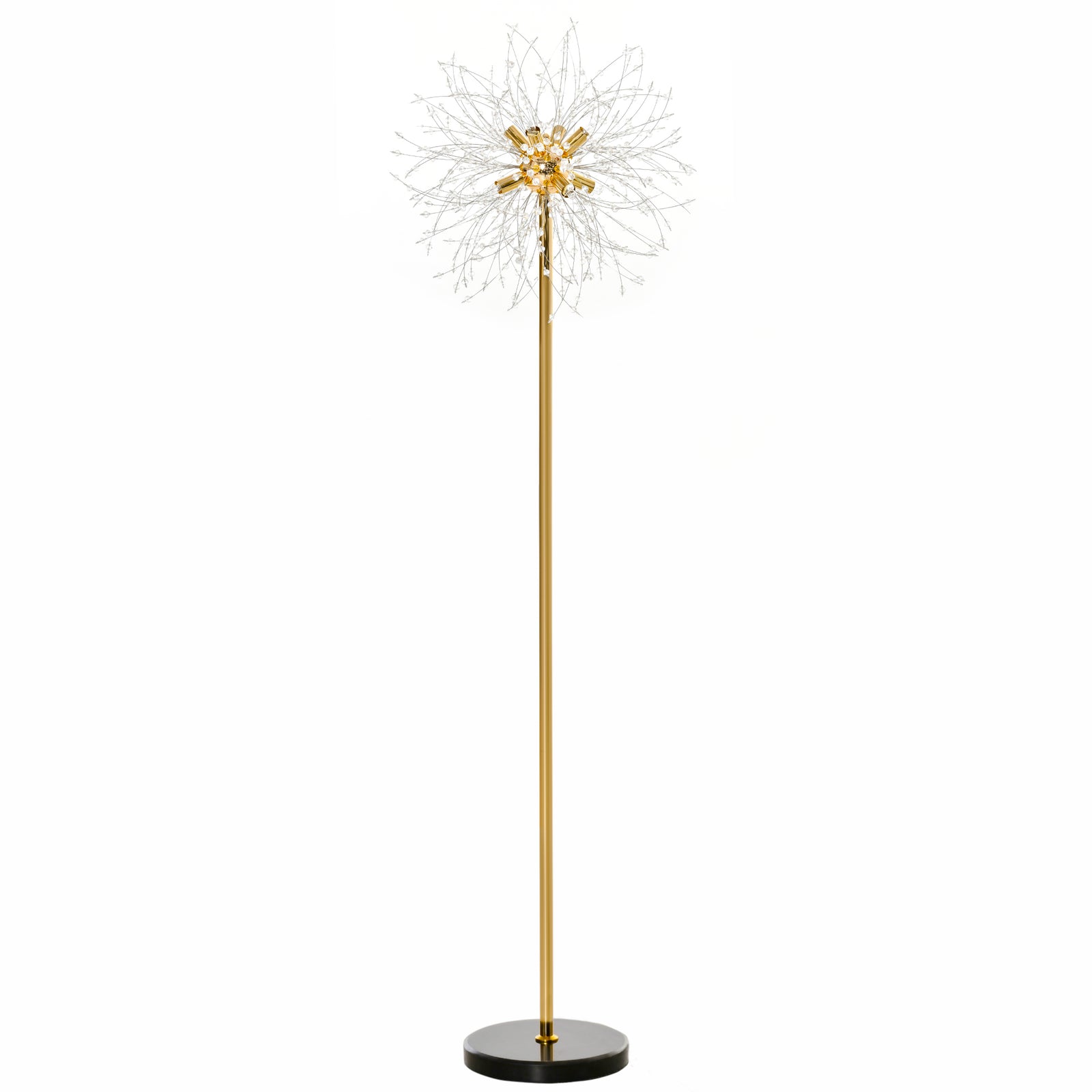 160cm Dandelion-Crystallite Floor Lamp, with Foot Switch