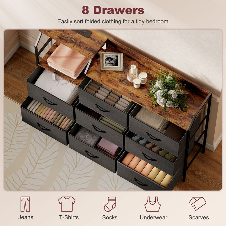 Chest of Eight Drawers, with Charging Station
