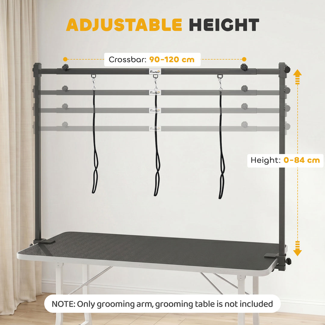 Dog Grooming Arm Adjustable H-Shape Dog Grooming Table Arm with Clamp 