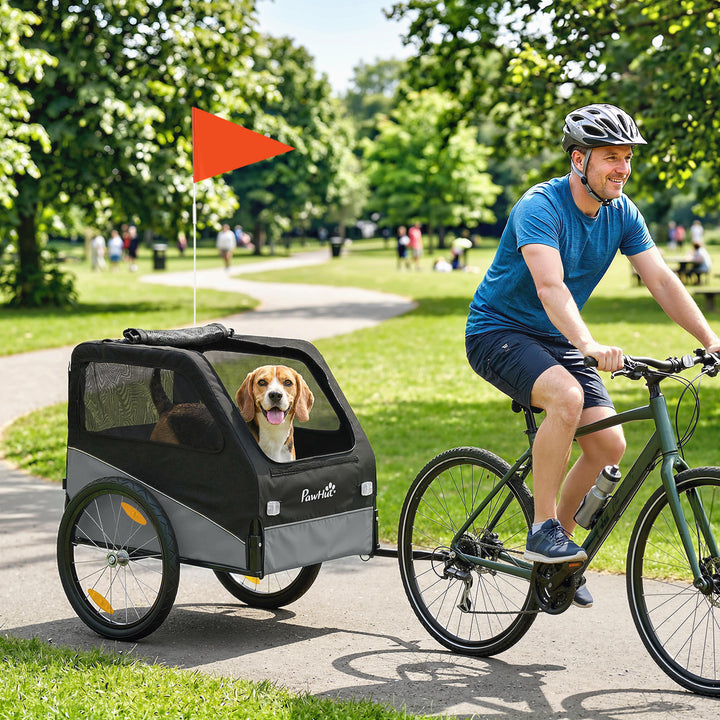 Dog Bike Trailer, Dog Cart Bicycle Carrier for Small and Medium Pets w